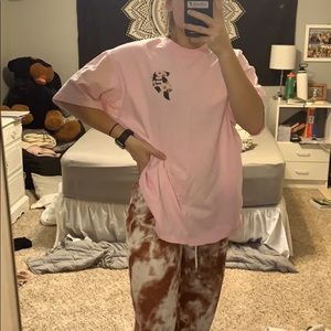 primitive skateboarding oversized tee